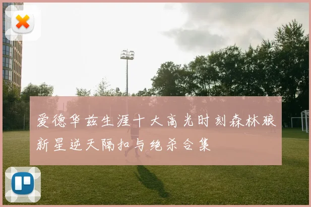 爱德华兹生涯十大高光时刻森林狼新星逆天隔扣与绝杀合集